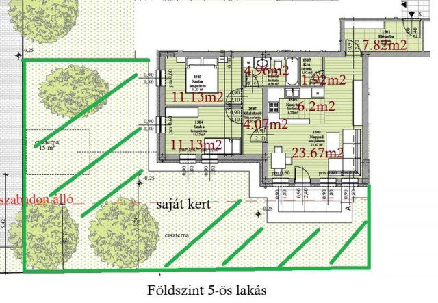 Eladó téglalakás, Érden 91.9 M Ft, 3 szobás