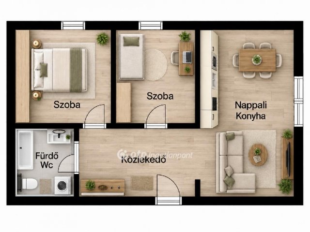 Eladó téglalakás, Budapesten, X. kerületben 73 M Ft, 1+2 szobás