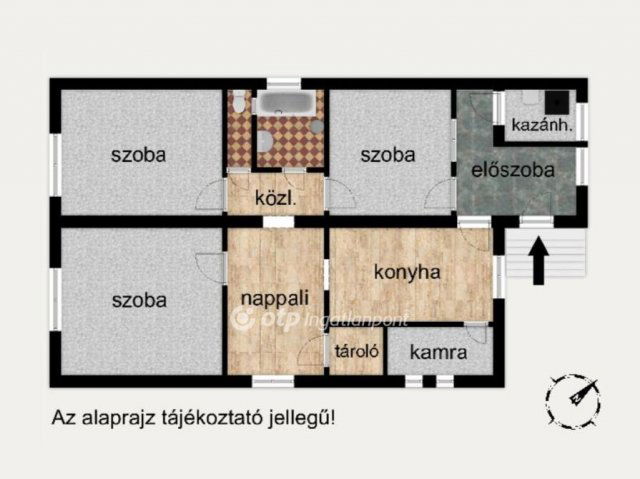 Eladó családi ház, Nyírábrányon 42 M Ft, 3 szobás