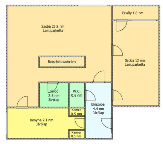 Eladó panellakás, Salgótarjánban 19.99 M Ft, 2 szobás