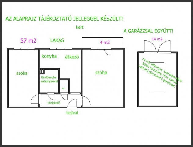 Eladó téglalakás, Hajdúböszörményen 68.5 M Ft, 2 szobás
