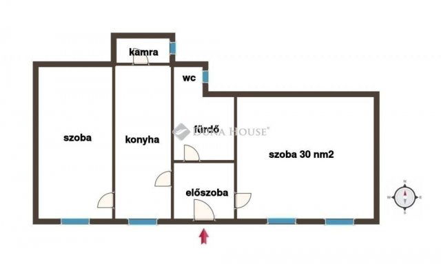 Eladó téglalakás, Budapesten, VIII. kerületben 89 M Ft, 2 szobás