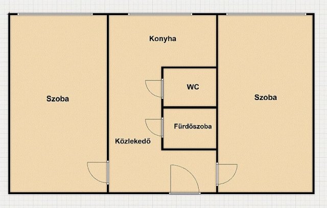 Eladó panellakás, Budapesten, III. kerületben 61.9 M Ft, 2 szobás