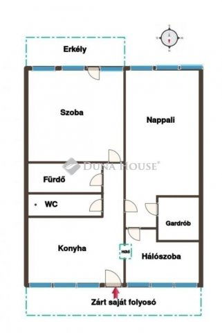 Eladó téglalakás, Mohácson 34.95 M Ft, 3 szobás