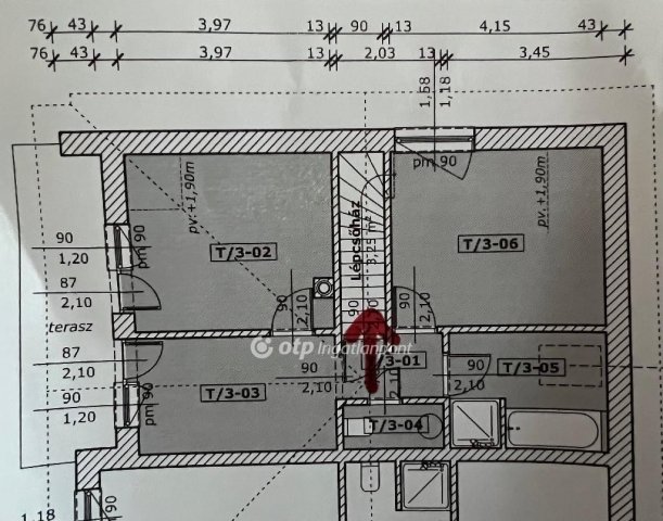 Eladó téglalakás, Balatonfüreden 74.9 M Ft, 2 szobás