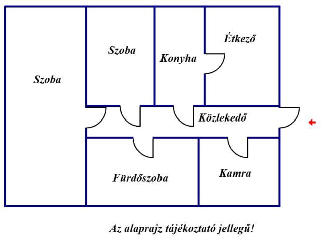 Eladó téglalakás, Nyíregyházán 31.5 M Ft, 2 szobás