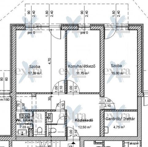 Kiadó téglalakás, albérlet, Szegeden 310 E Ft / hó, 3 szobás