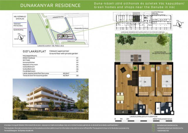Eladó téglalakás, Vácon, Paduc utcában 86.9 M Ft, 3 szobás