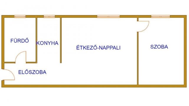 Eladó téglalakás, Pécsett 35.9 M Ft, 2 szobás