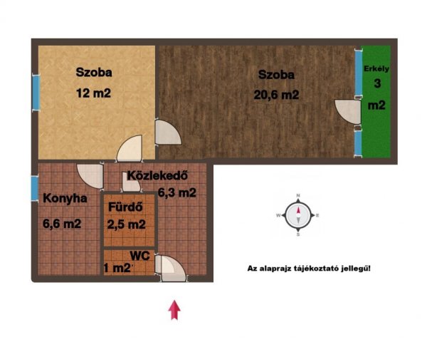 Eladó panellakás, Pécsett 49.9 M Ft, 2 szobás