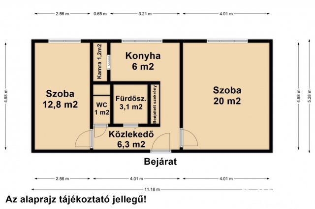 Eladó panellakás, Békéscsabán 31.5 M Ft, 2 szobás