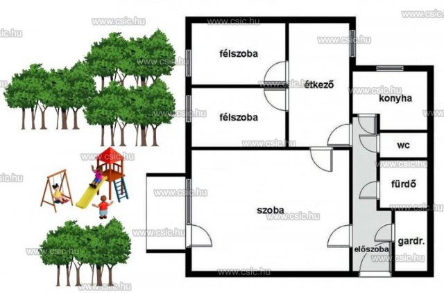 Eladó panellakás, Budapesten, XIII. kerületben 72.9 M Ft