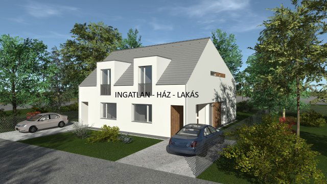 Eladó ikerház, Mogyoródon 99.9 M Ft, 5 szobás