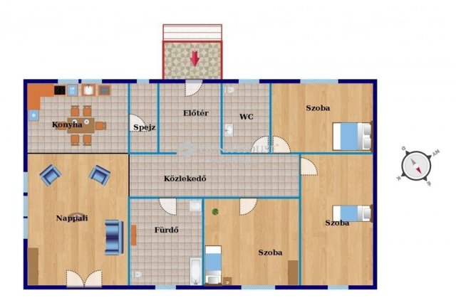 Eladó családi ház, Kecskeméten 73 M Ft, 4 szobás