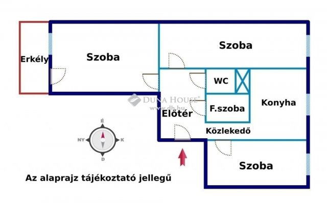 Eladó panellakás, Budapesten, XV. kerületben 60.9 M Ft, 3 szobás