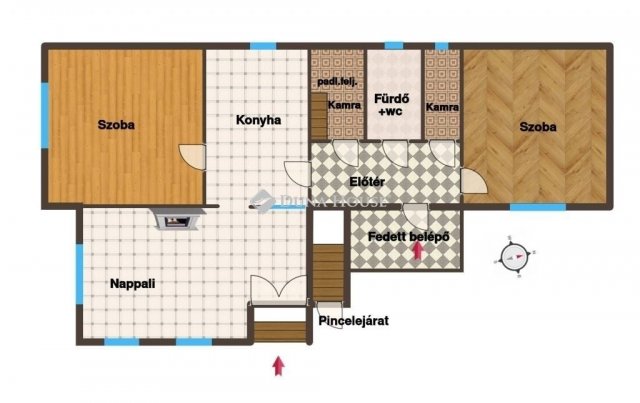 Eladó családi ház, Rumon 44.9 M Ft, 4 szobás