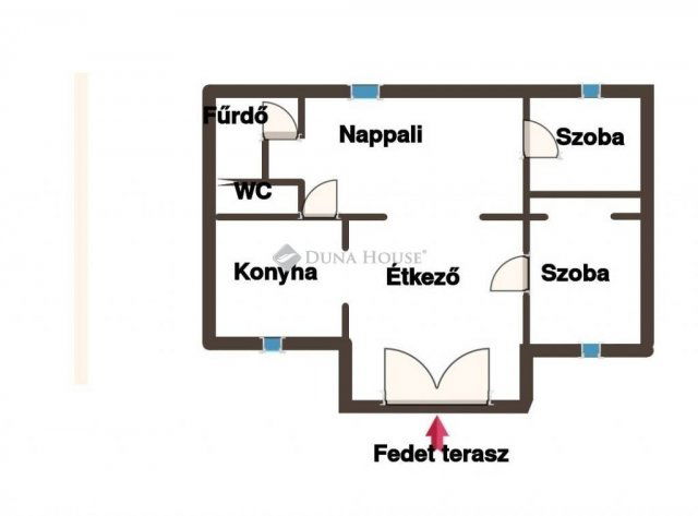 Eladó családi ház, Kecskeméten 57.9 M Ft, 3 szobás