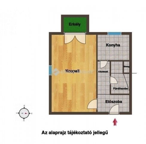 Eladó panellakás, Budapesten, III. kerületben 58 M Ft, 1 szobás