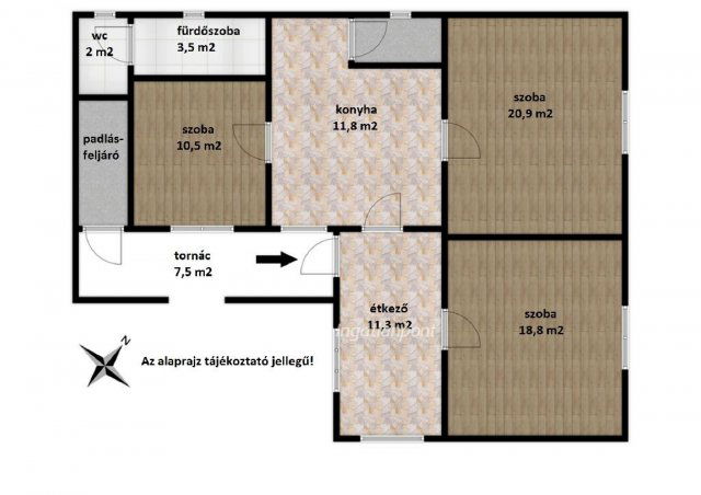 Eladó családi ház, Sopronkövesden 55 M Ft, 3 szobás