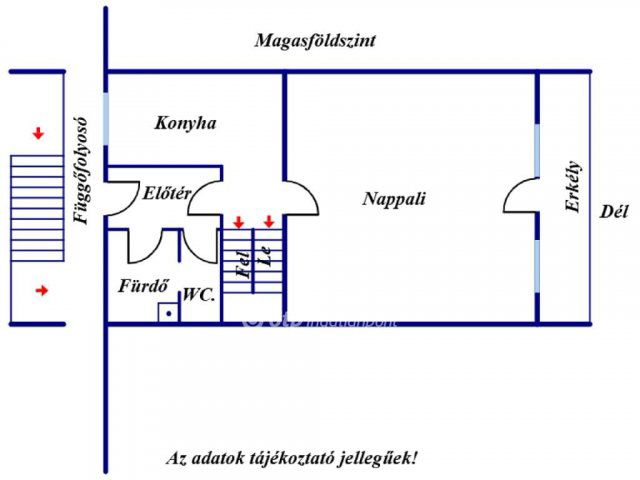 Eladó téglalakás, Kaposváron 52.8 M Ft, 4 szobás