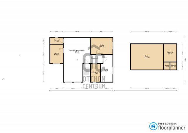 Eladó családi ház, Zalaegerszegen 76 M Ft, 4 szobás