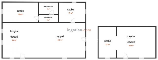 Eladó családi ház, Drégelypalánkon 55 M Ft, 4 szobás