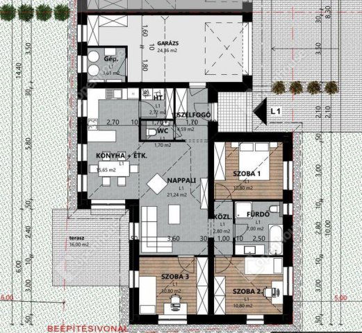 Eladó ikerház, Péren 62.2 M Ft, 4 szobás / költözzbe.hu