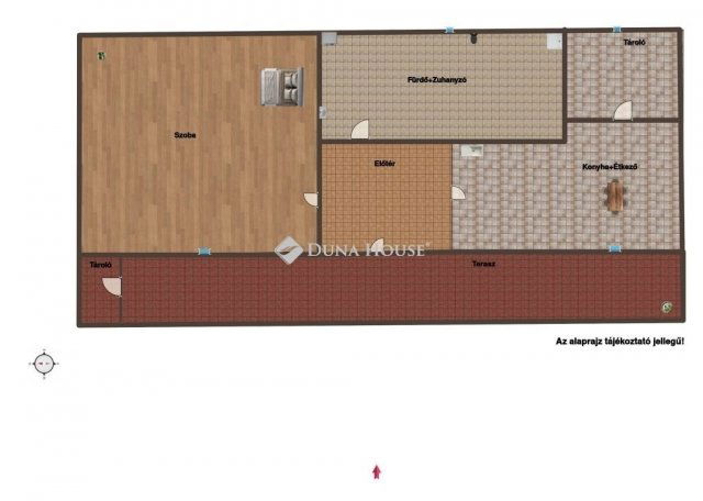 Eladó téglalakás, Nyergesújfaluban 38.9 M Ft, 1 szobás