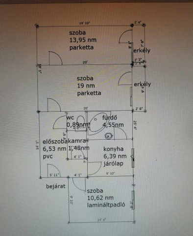 Eladó téglalakás, Bátonyterenyén 19.4 M Ft, 2+1 szobás
