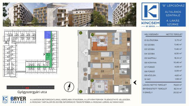 Eladó téglalakás, Budapesten, X. kerületben 79.9 M Ft, 2 szobás