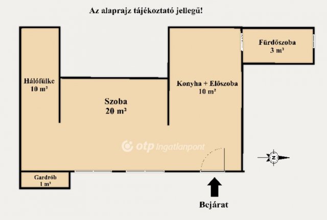 Eladó téglalakás, Budapesten, VIII. kerületben 68.5 M Ft