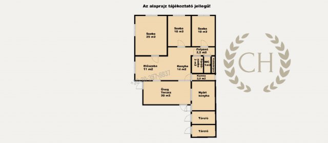 Eladó családi ház, Ópusztaszeren 39 M Ft, 3 szobás