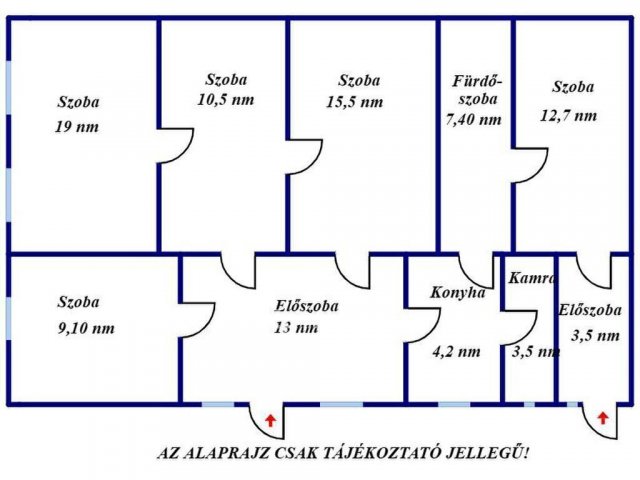 Eladó családi ház, Tiszaalpáron 26 M Ft, 5 szobás