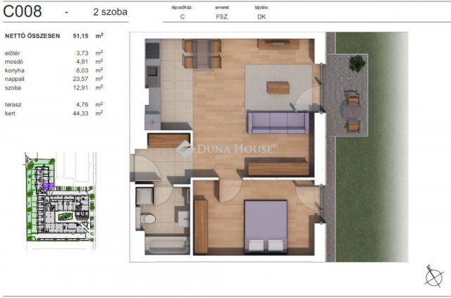 Eladó téglalakás, Budapesten, XIV. kerületben 93.4 M Ft