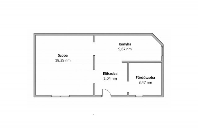 Eladó téglalakás, Budapesten, IX. kerületben 61.9 M Ft, 1 szobás