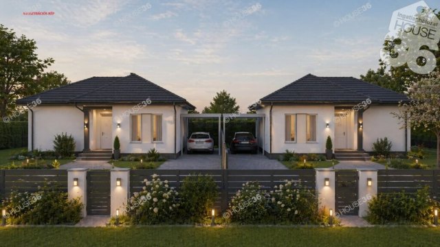 Eladó ikerház, Helvécián 62.9 M Ft, 4 szobás