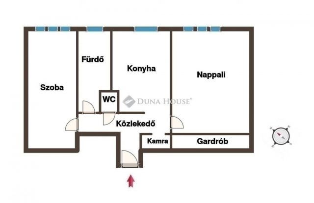 Eladó téglalakás, Budapesten, X. kerületben 55 M Ft, 2 szobás