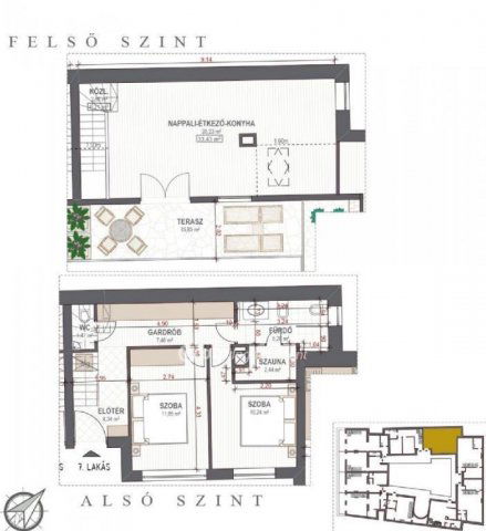 Eladó téglalakás, Budapesten, VI. kerületben 129.9 M Ft