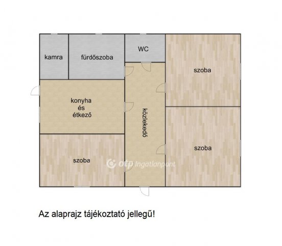 Eladó családi ház, Vasmegyeren 19.5 M Ft, 3 szobás