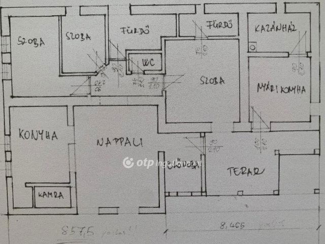 Eladó családi ház, Pétervásárán 12 M Ft, 3 szobás