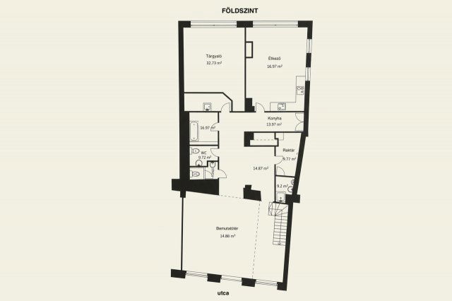 Eladó üzlethelyiség, Budapesten, VI. kerületben 358 M Ft