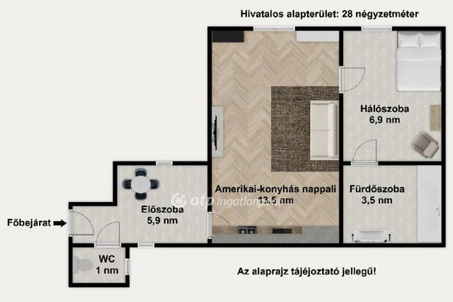 Eladó téglalakás, Budapesten, X. kerületben 43.5 M Ft, 2 szobás