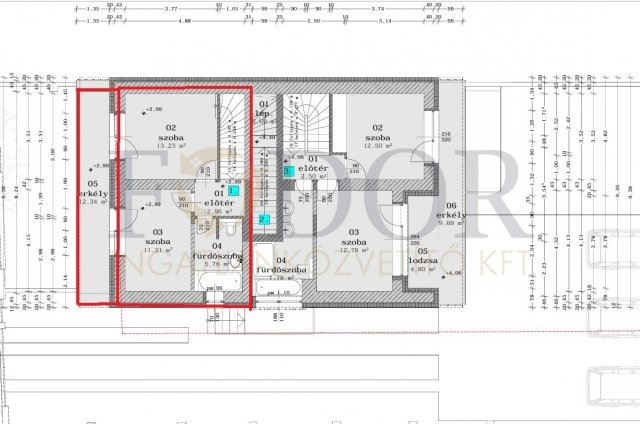 Eladó téglalakás, Budapesten, XIX. kerületben 99.9 M Ft