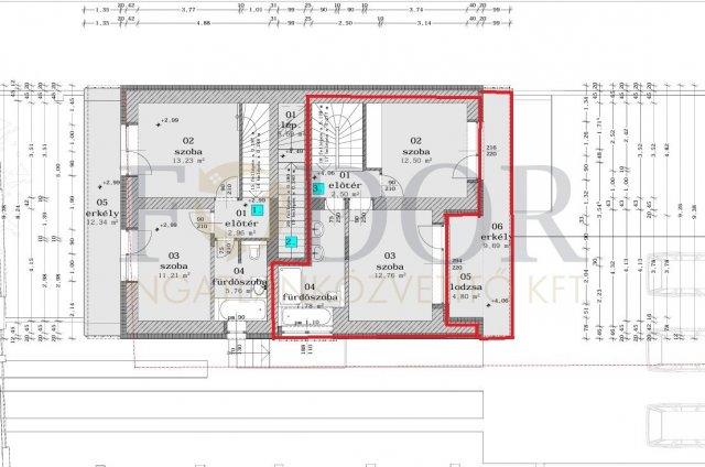 Eladó téglalakás, Budapesten, XIX. kerületben 133 M Ft, 3 szobás