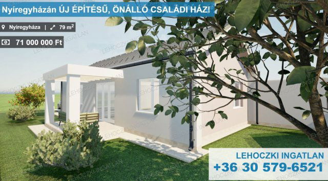 Eladó ikerház, Nyíregyházán 71 M Ft, 3 szobás