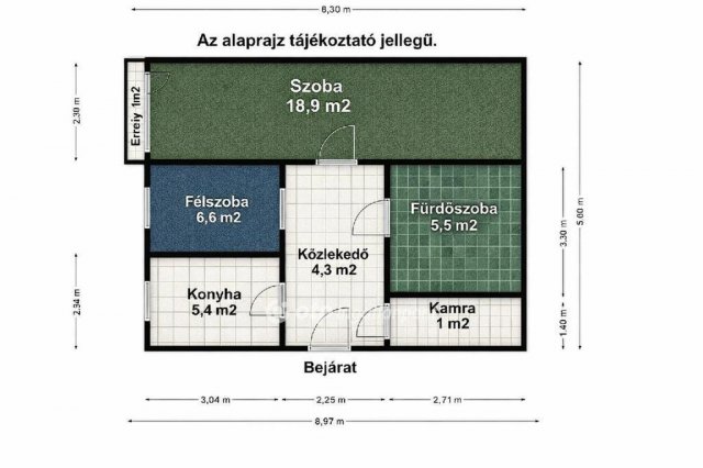 Eladó téglalakás, Mosonmagyaróváron 31.9 M Ft, 1+1 szobás
