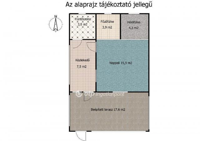Eladó nyaraló, Ráckevén 29.5 M Ft, 1+1 szobás