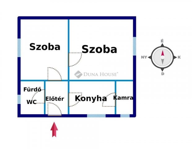 Eladó családi ház, Tiszaalpáron 6.99 M Ft, 2 szobás