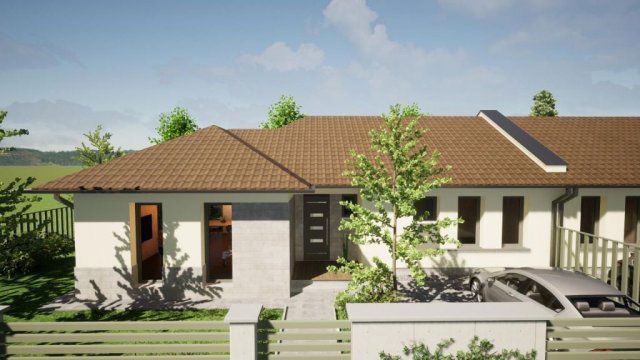 Eladó ikerház, Tahitótfalun 93.9 M Ft, 4+2 szobás