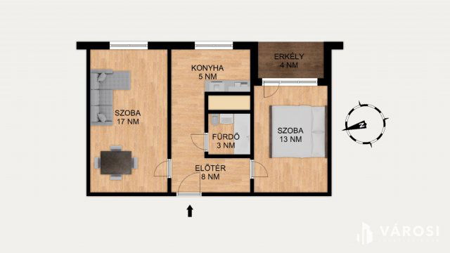 Kiadó panellakás, albérlet, Szegeden 175 E Ft / hó, 2 szobás